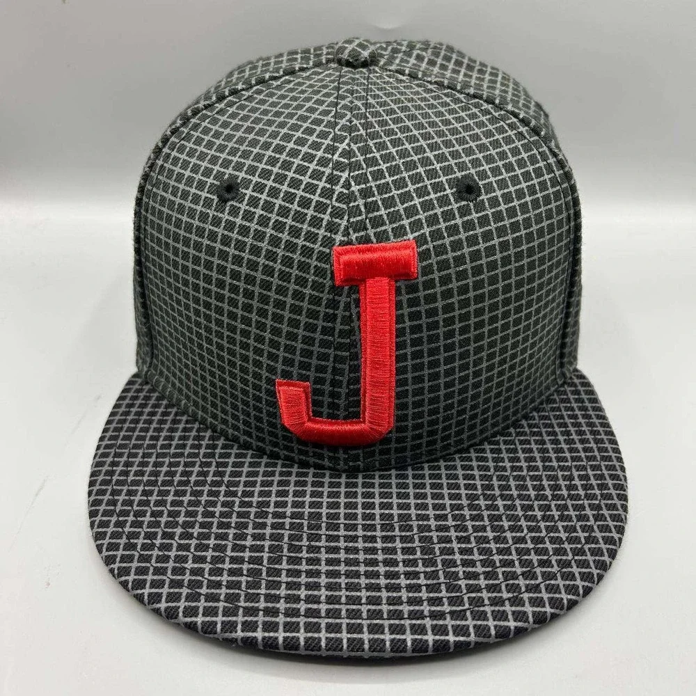 Air Jordan Flight Hat Men 7 Black Embroidered Jumpman Fitted Cap